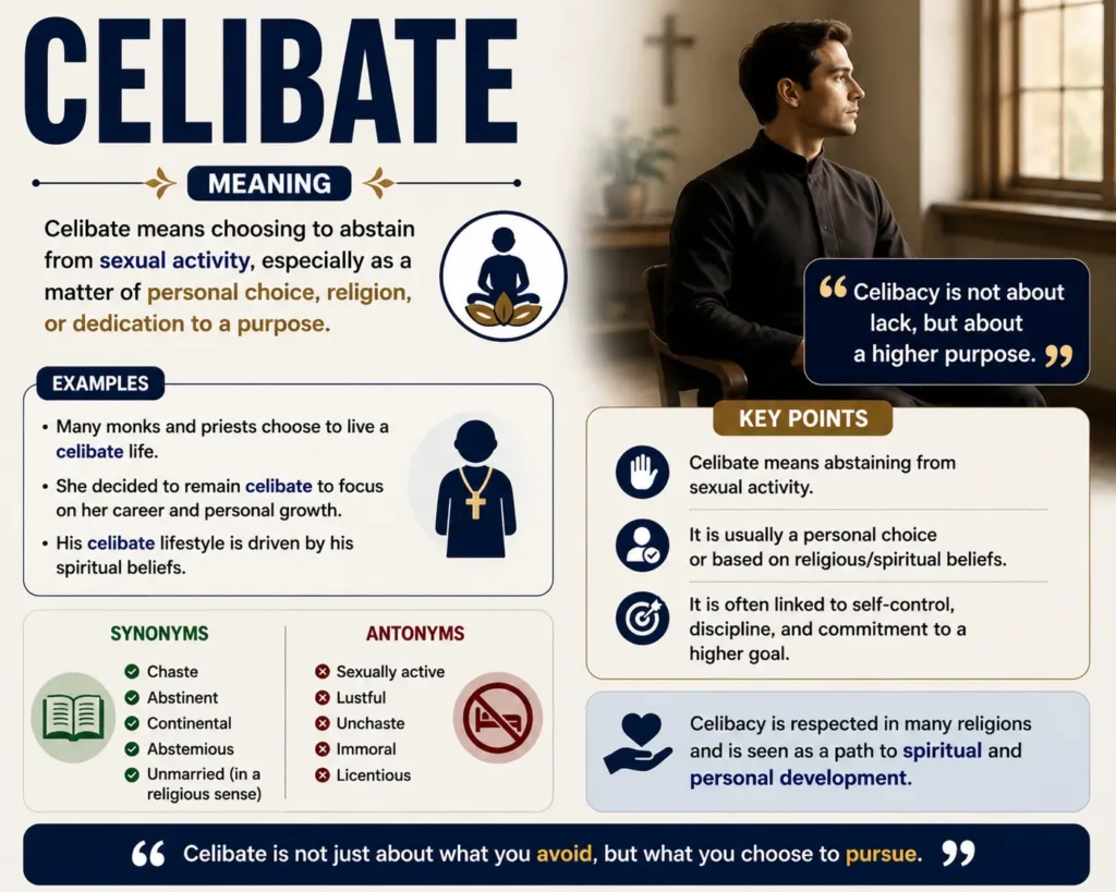 celibate meaning