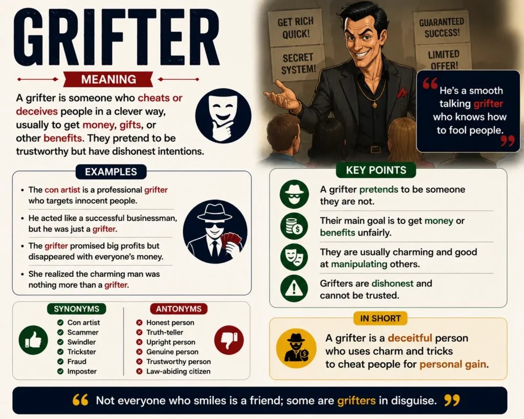 grifter meaning