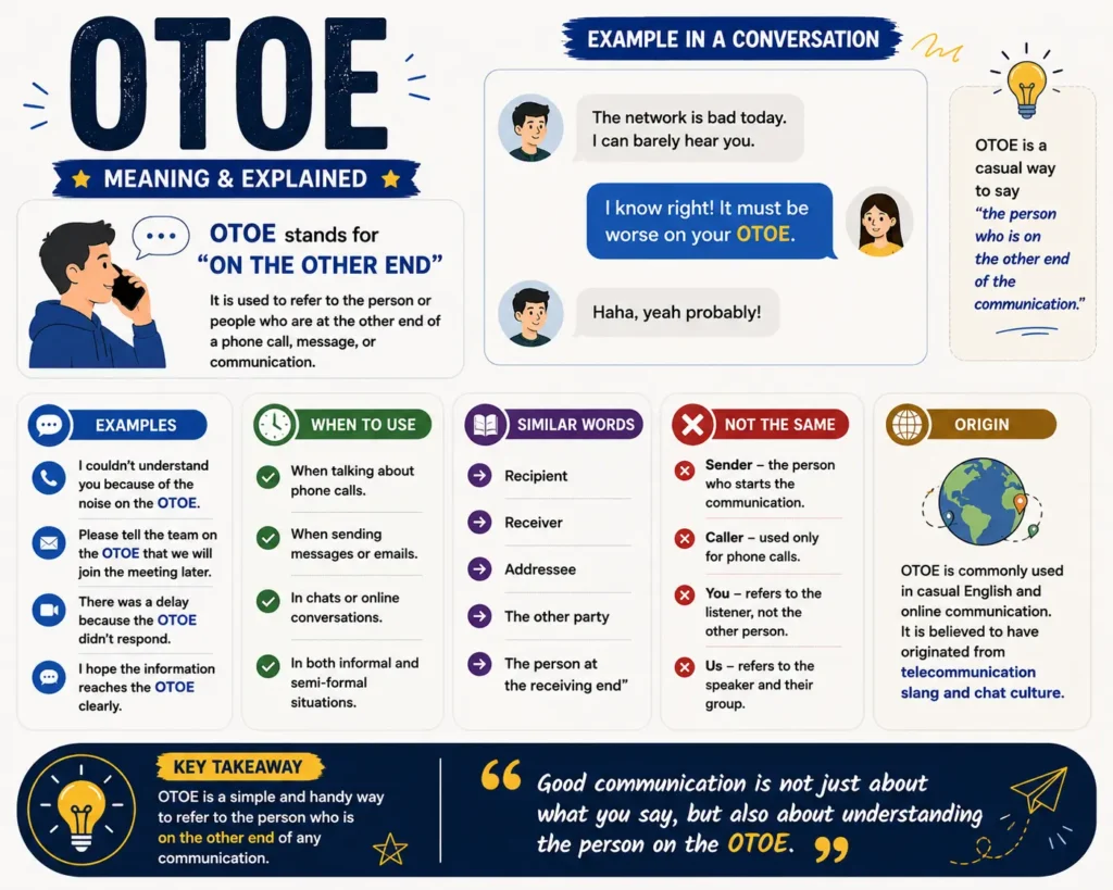 otoe meaning