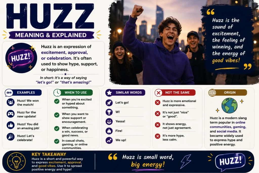 huzz meaning