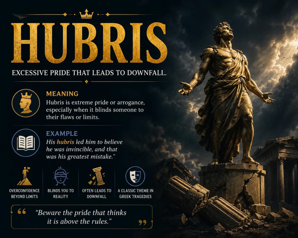 hubris meaning