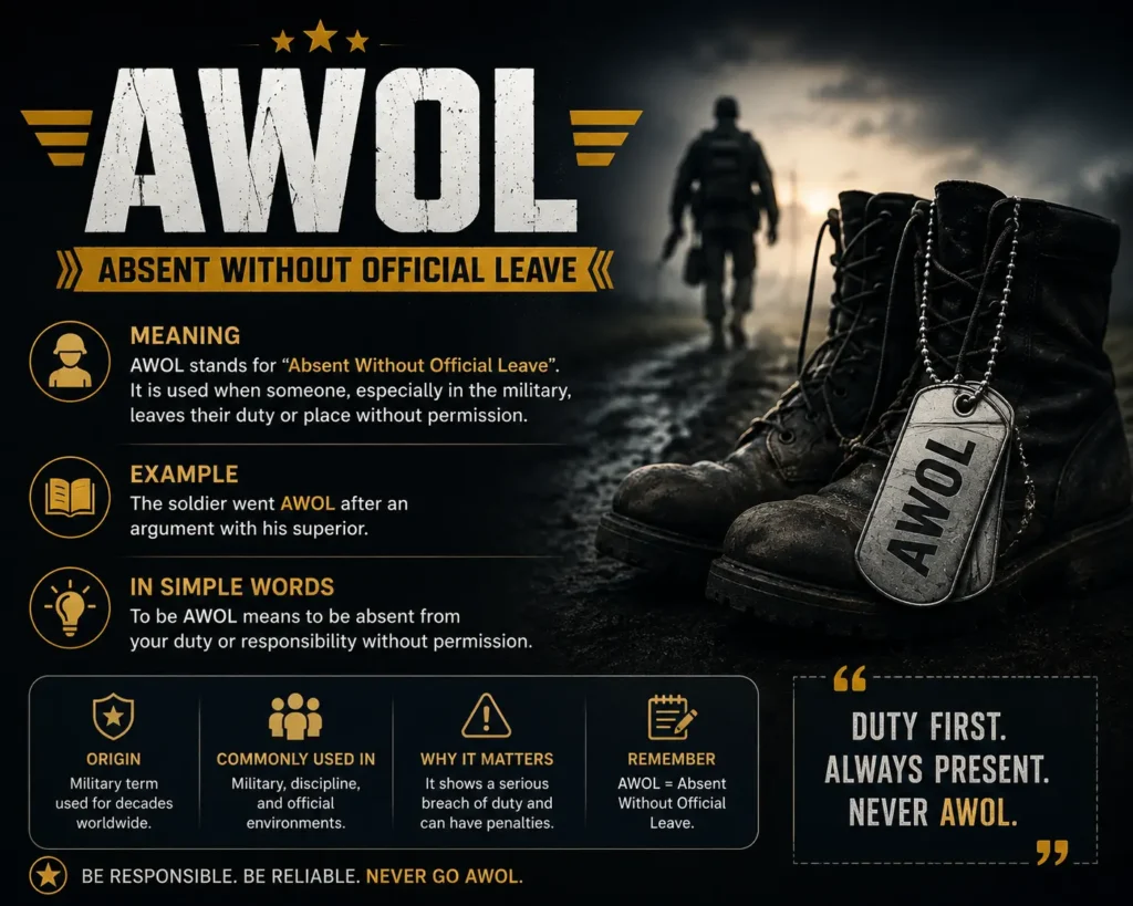 awol meaning
