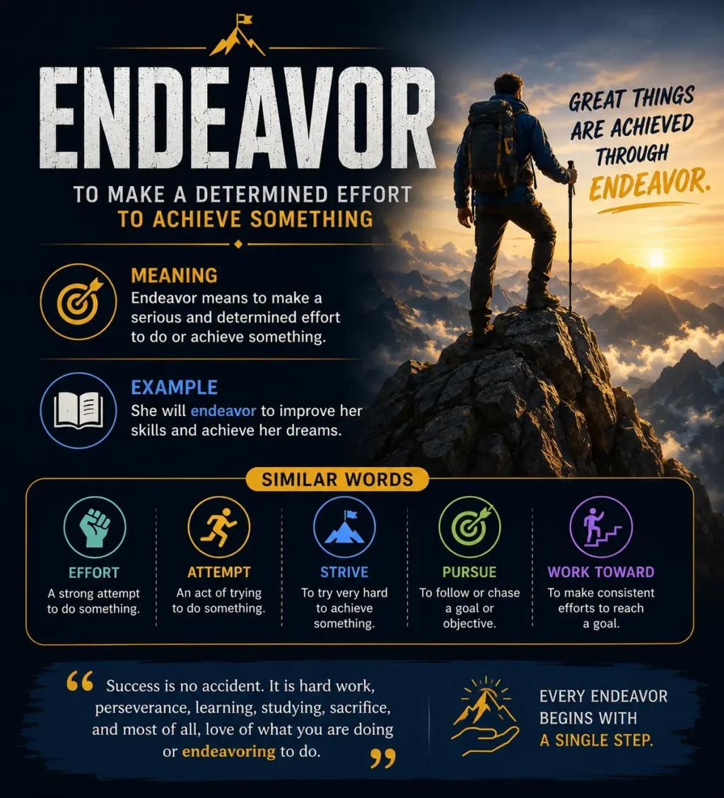 endeavor meaning