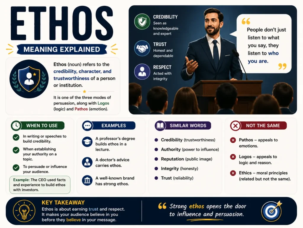 ethos meaning