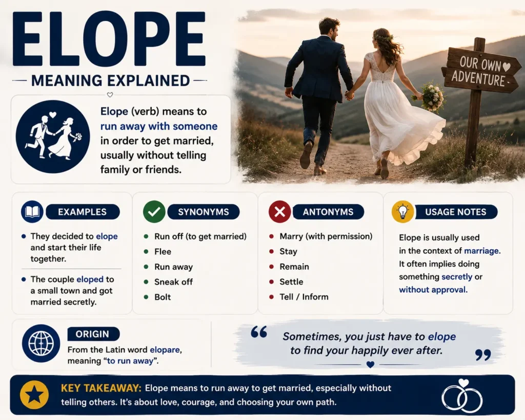 elope meaning