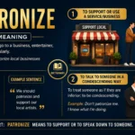 patronize meaning