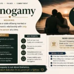 monogamy meaning