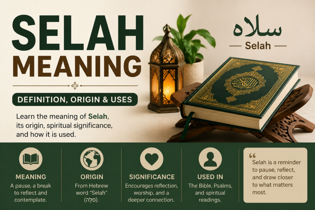 selah meaning