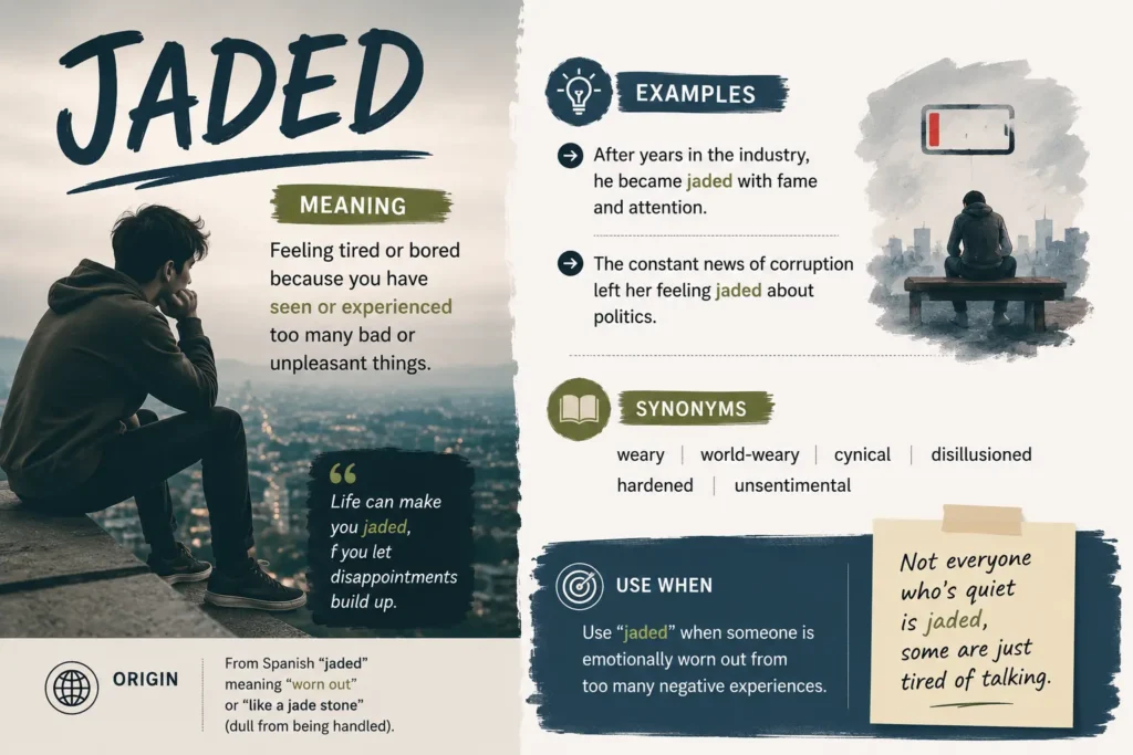 jaded meaning