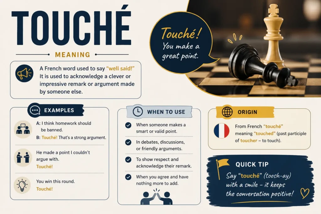 touche meaning