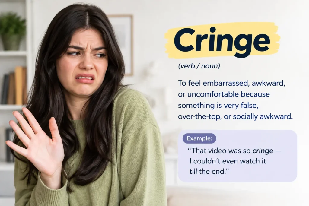 cringe meaning