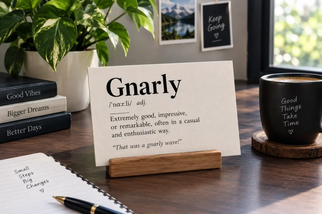 gnarly meaning