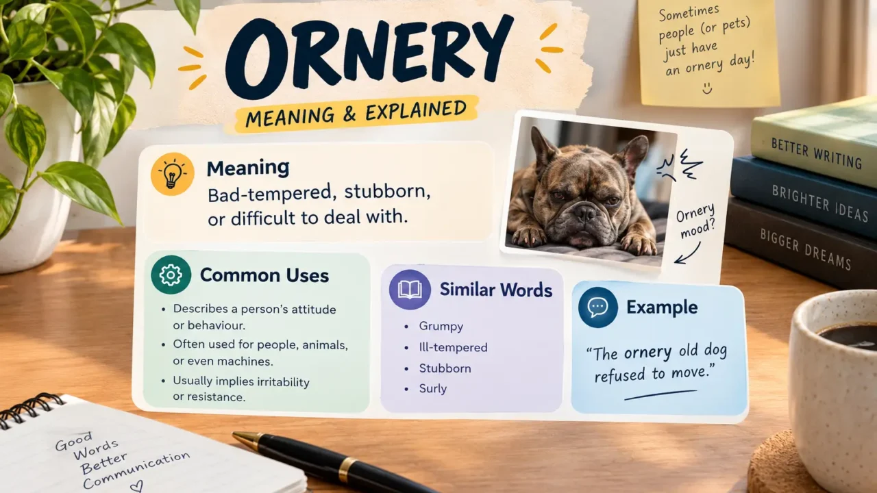 ornery meaning