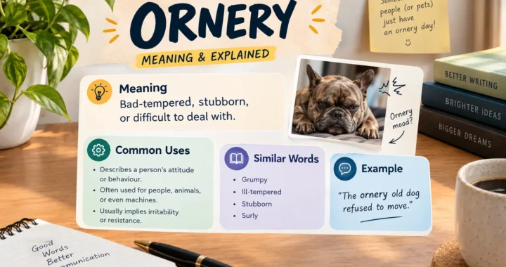 ornery meaning