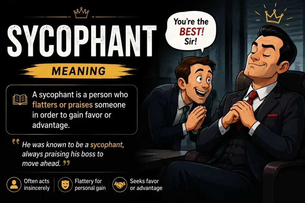 sycophant meaning
