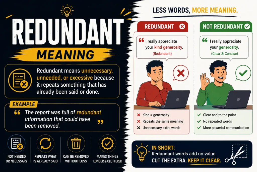 redundant meaning