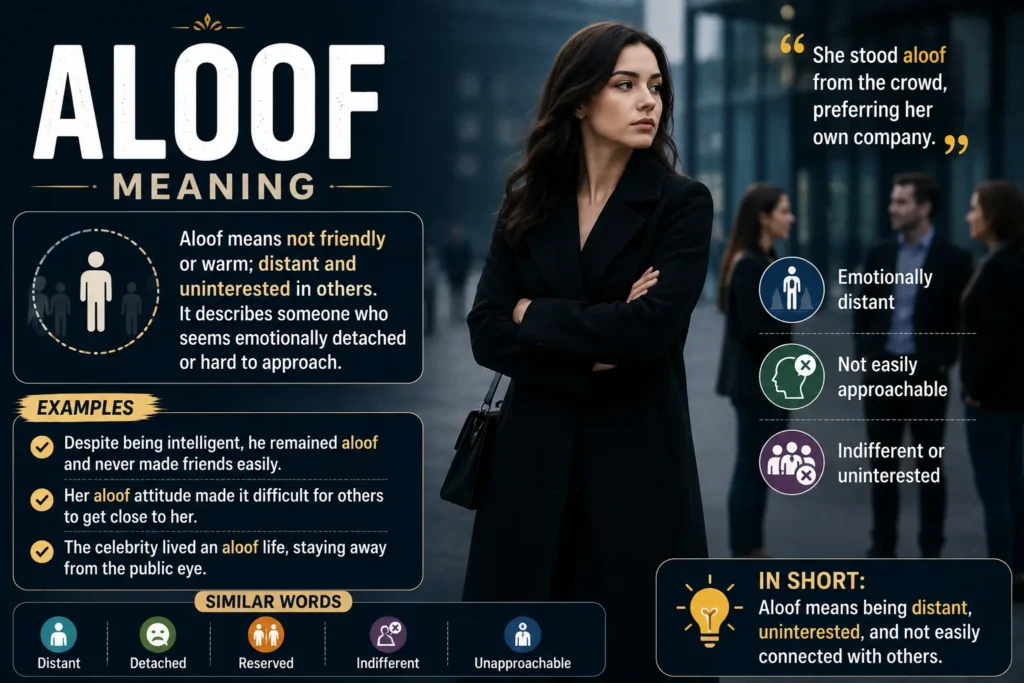 aloof meaning