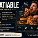 insatiable meaning