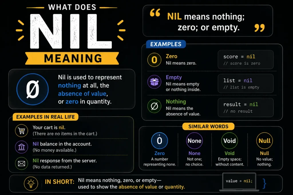 nil meaning