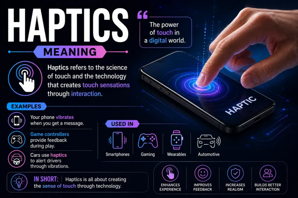 haptics meaning