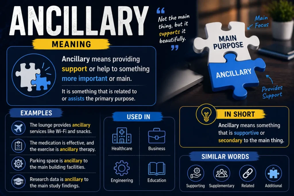 ancillary meaning