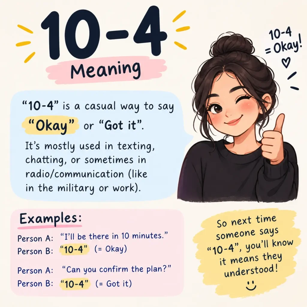 10-4 meaning