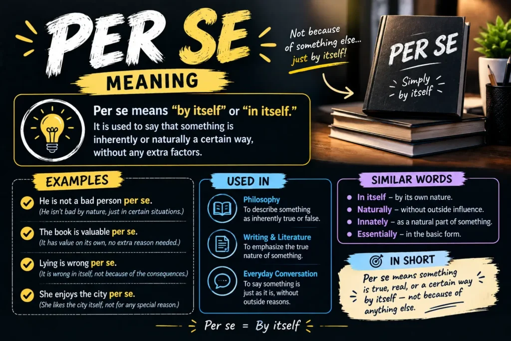 per se meaning
