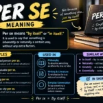 per se meaning