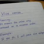 vice versa meaning