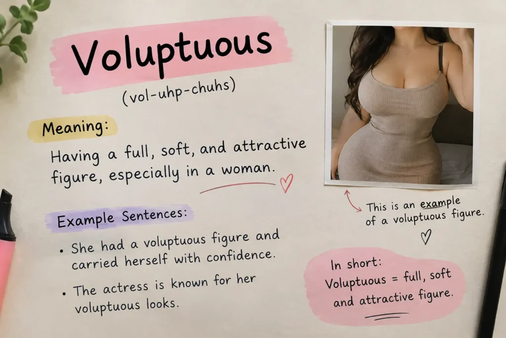 voluptuous meaning
