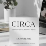 circa meaning